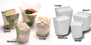 SmartServ Paper Food Containers